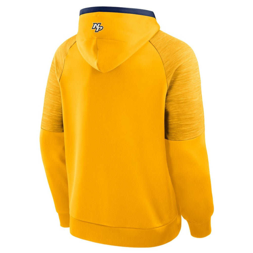 NHL Nashville Predators Fanatics Goaltender Defender Pullover Hoodie - Gold