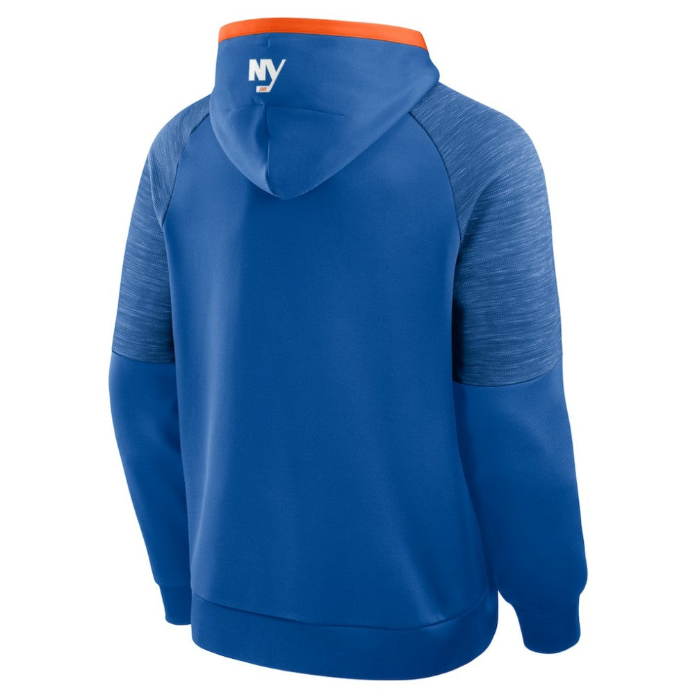 NHL New York Islanders Fanatics Goaltender Defender Pullover Hoodie - Royal