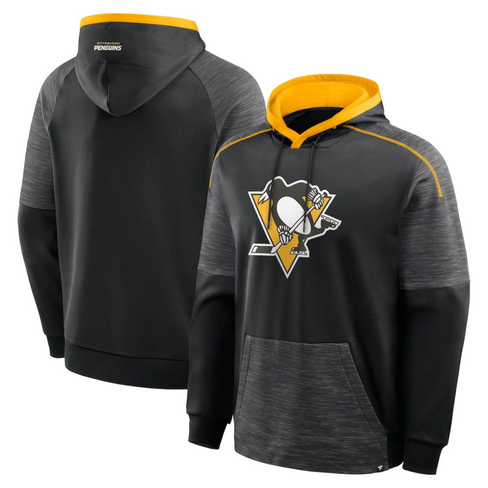 NHL Pittsburgh Penguins Fanatics Goaltender Defender Pullover Hoodie - Black