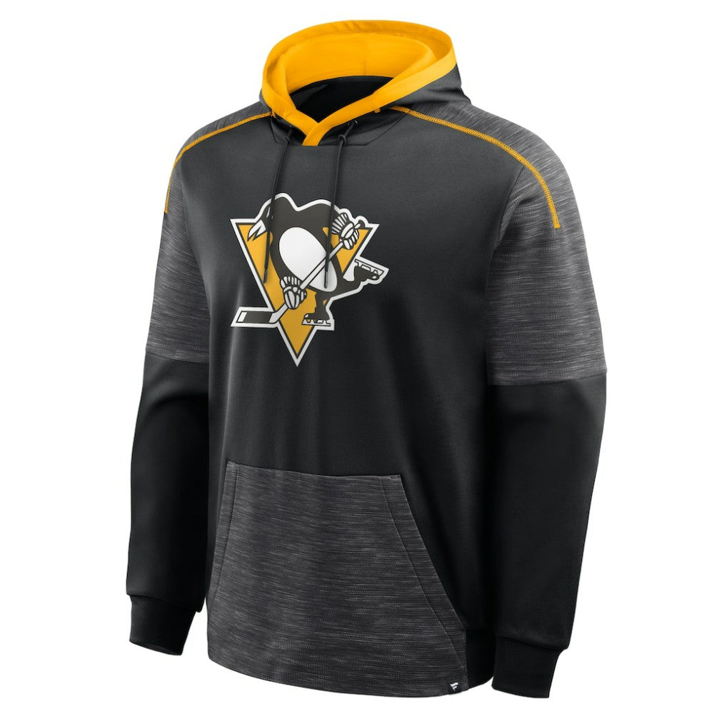 NHL Pittsburgh Penguins Fanatics Goaltender Defender Pullover Hoodie - Black