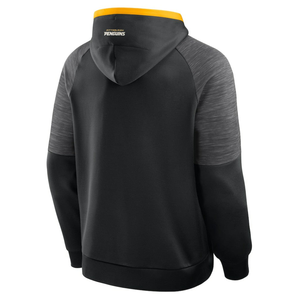 NHL Pittsburgh Penguins Fanatics Goaltender Defender Pullover Hoodie - Black