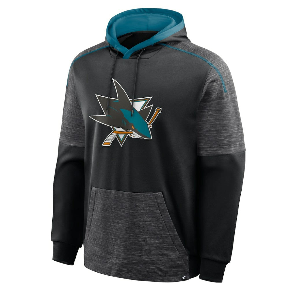 NHL San Jose Sharks Fanatics Goaltender Defender Pullover Hoodie - Black