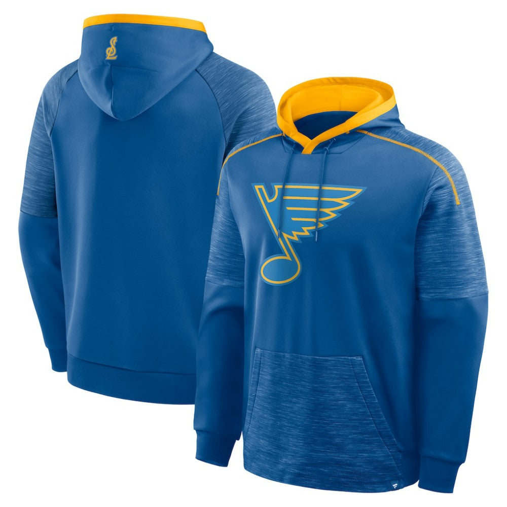 NHL St. Louis Blues Fanatics Goaltender Defender Pullover Hoodie - Blue