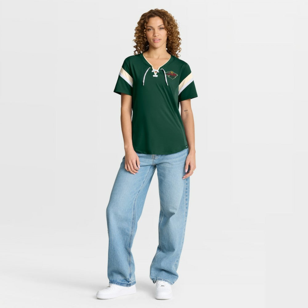NHL Minnesota Wild Fanatics Women's Offside Athena T-Shirt - Green