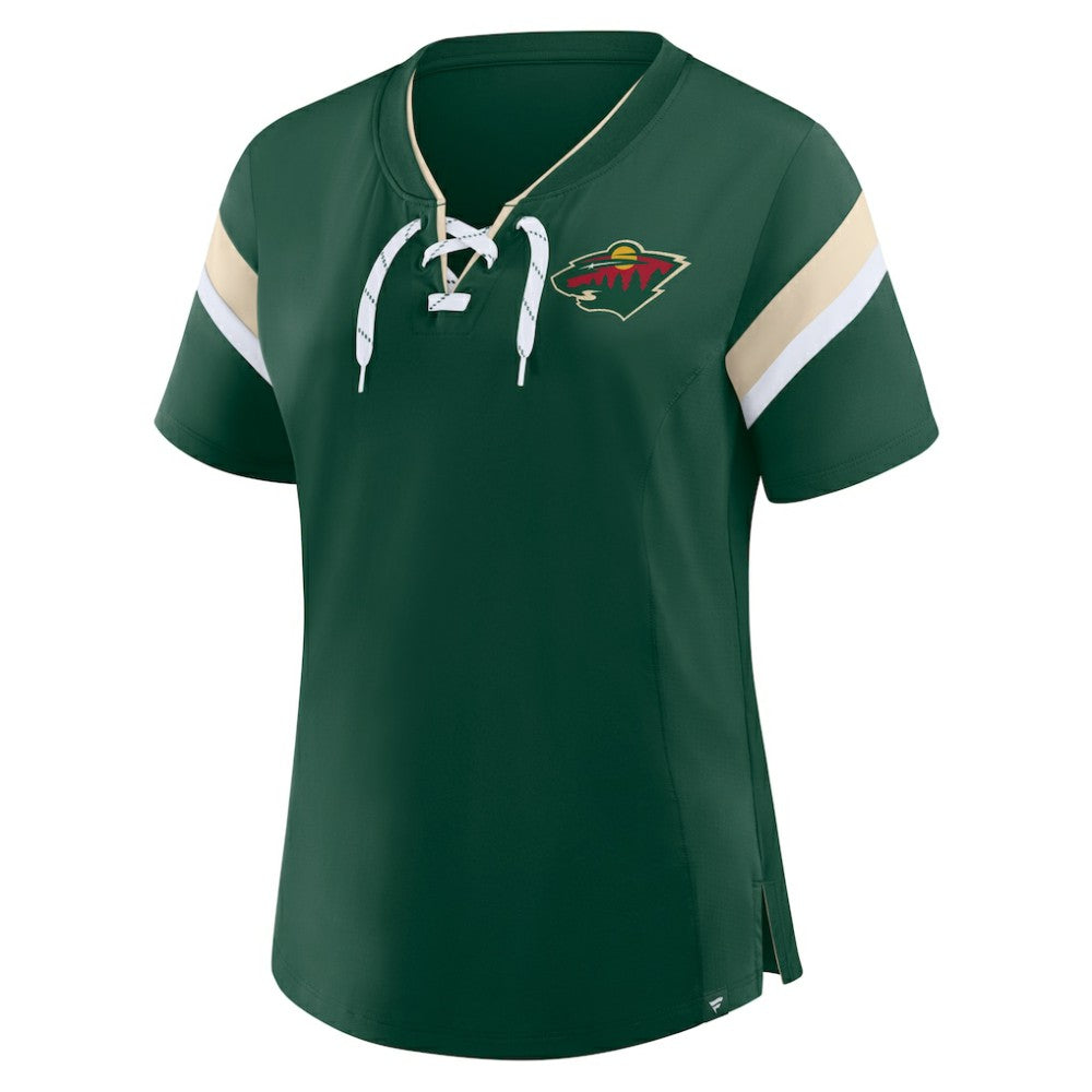 NHL Minnesota Wild Fanatics Women's Offside Athena T-Shirt - Green