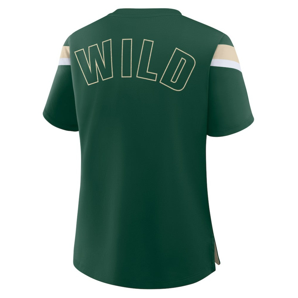 NHL Minnesota Wild Fanatics Women's Offside Athena T-Shirt - Green