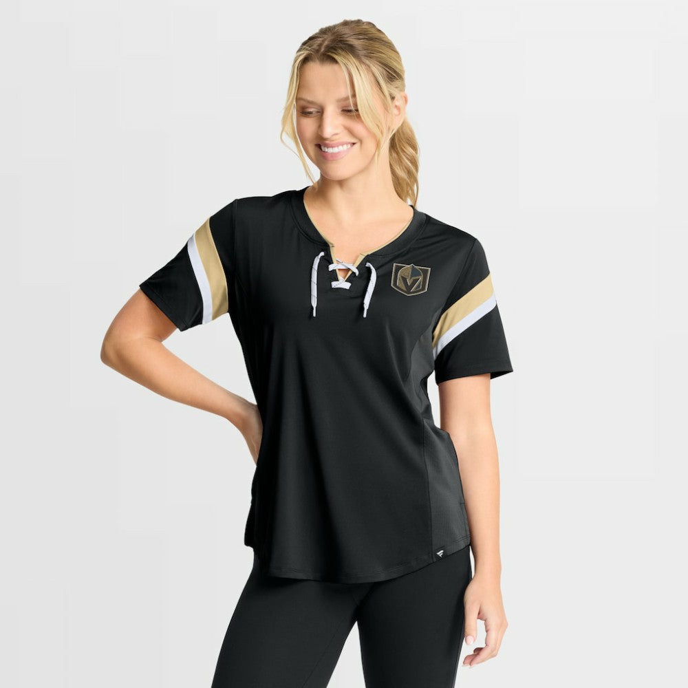 NHL Vegas Golden Knights Fanatics Women's Offside Athena T-Shirt - Black
