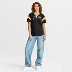 NHL Pittsburgh Penguins Fanatics Women's Offside Athena T-Shirt - Black