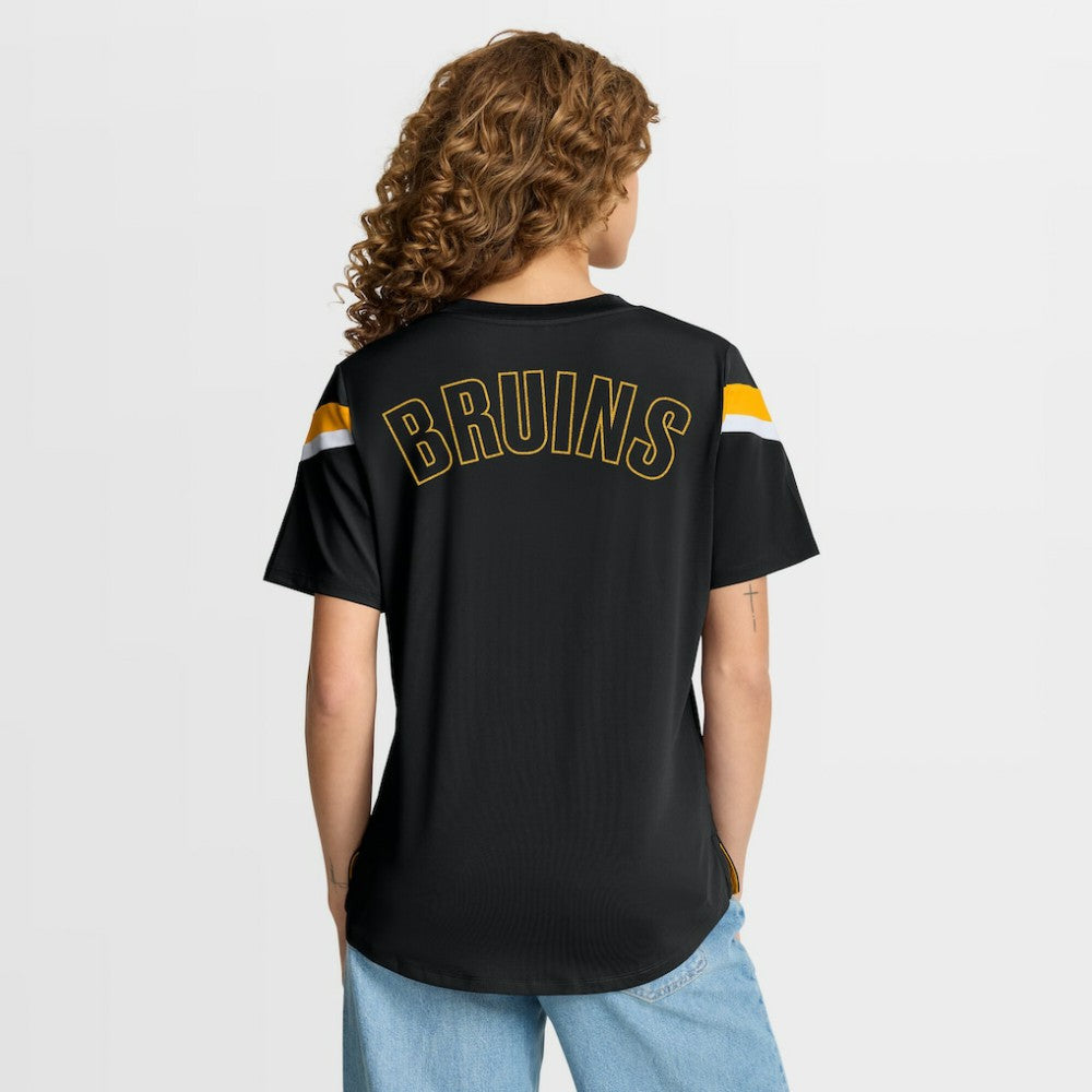 NHL Boston Bruins Fanatics Women's Offside Athena T-Shirt - Black