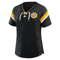 NHL Boston Bruins Fanatics Women's Offside Athena T-Shirt - Black