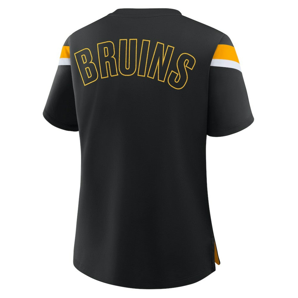 NHL Boston Bruins Fanatics Women's Offside Athena T-Shirt - Black