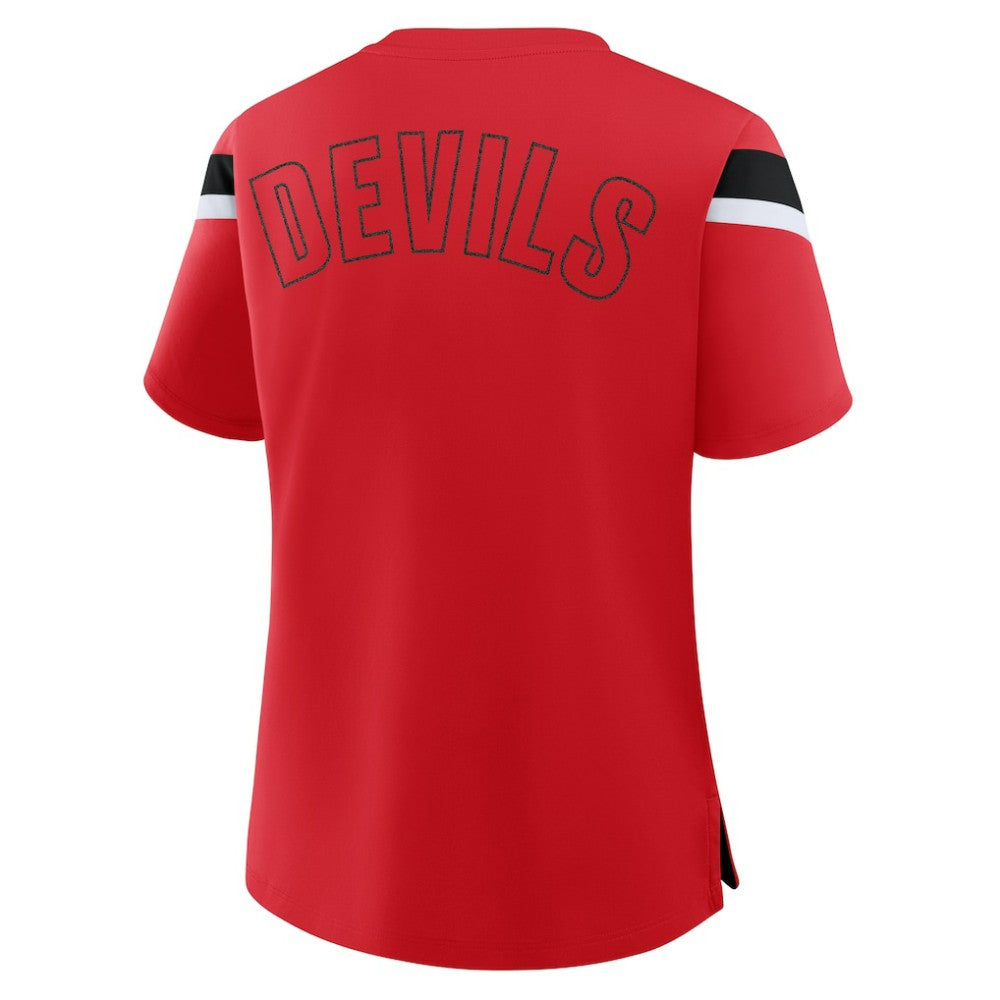 NHL New Jersey Devils Fanatics Women's Offside Athena T-Shirt - Red