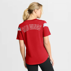 NHL Detroit Red Wings Fanatics Women's Offside Athena T-Shirt - Red