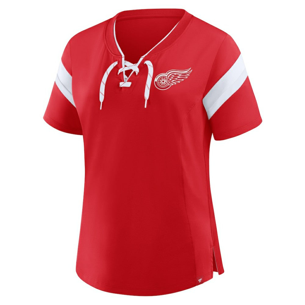NHL Detroit Red Wings Fanatics Women's Offside Athena T-Shirt - Red