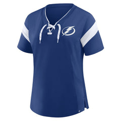NHL Tampa Bay Lightning Fanatics Women's Offside Athena T-Shirt - Blue