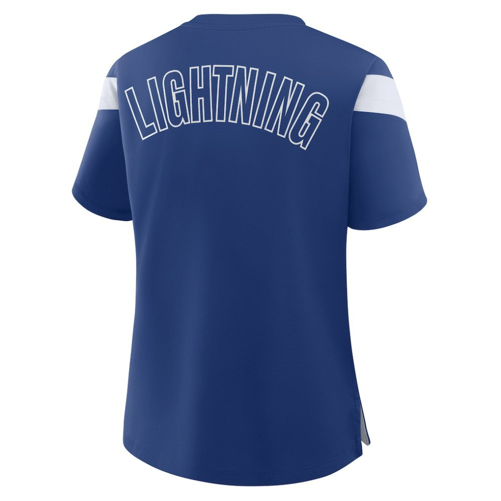 NHL Tampa Bay Lightning Fanatics Women's Offside Athena T-Shirt - Blue