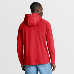 NHL New Jersey Devils Fanatics Penalty Shot Long Sleeve Hoodie T-Shirt - Red