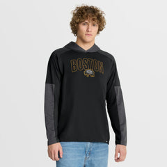 NHL Boston Bruins Fanatics Penalty Shot Long Sleeve Hoodie T-Shirt - Black