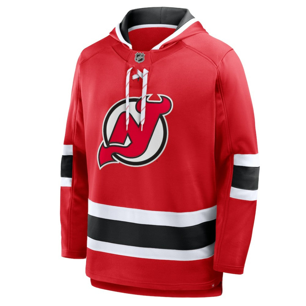 NHL New Jersey Devils Fanatics Prime Time Fleece Hoodie - Red