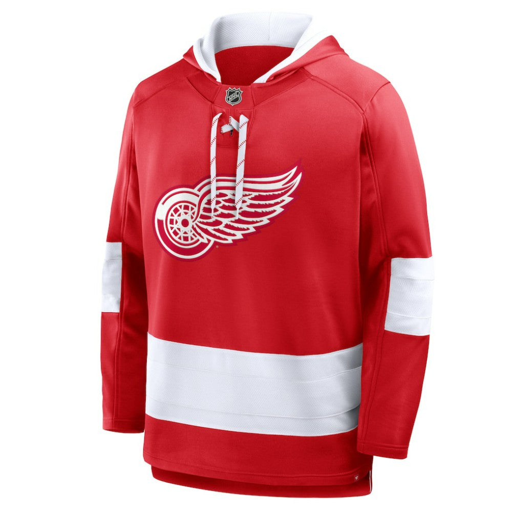 NHL Detroit Red Wings Fanatics Prime Time Fleece Hoodie - Red