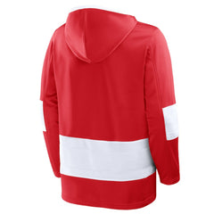 NHL Detroit Red Wings Fanatics Prime Time Fleece Hoodie - Red