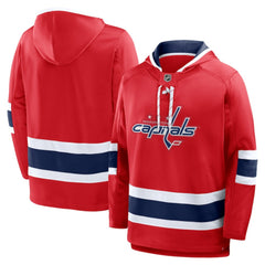 NHL Washington Capitals Fanatics Prime Time Fleece Hoodie - Red