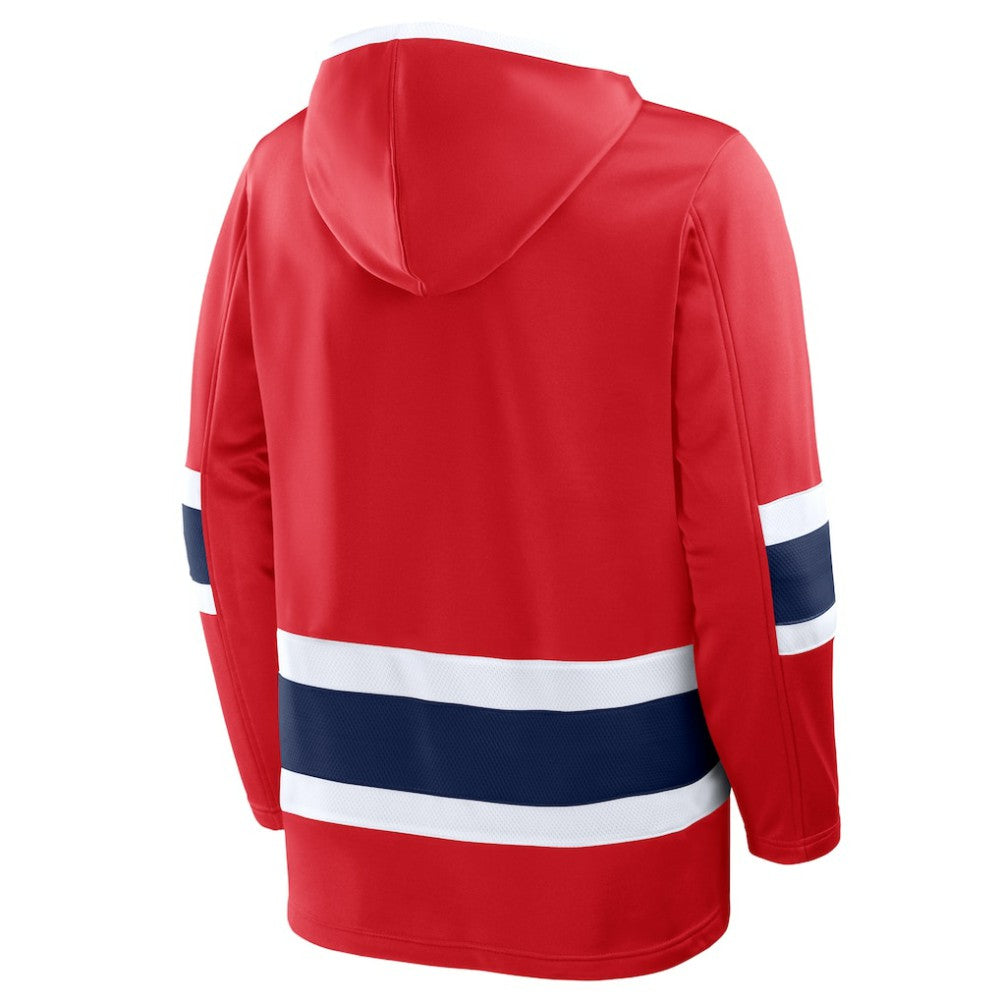 NHL Washington Capitals Fanatics Prime Time Fleece Hoodie - Red