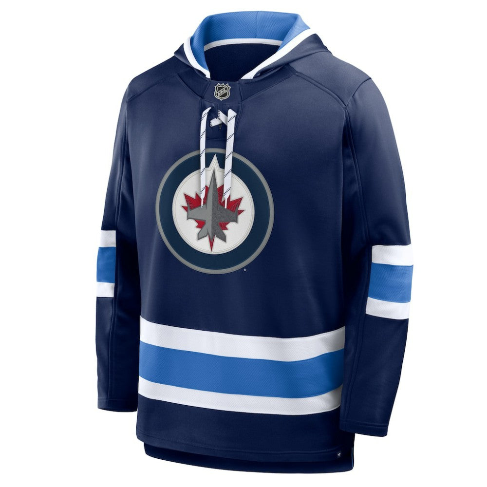 NHL Winnipeg Jets Fanatics Prime Time Fleece Hoodie - Navy