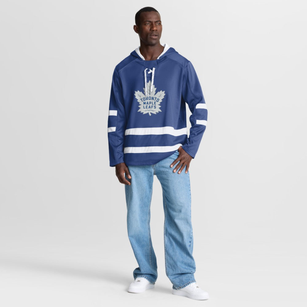 NHL Toronto Maple Leafs Fanatics Prime Time Fleece Hoodie - Blue