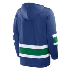 NHL Vancouver Canucks Fanatics Prime Time Fleece Hoodie - Blue
