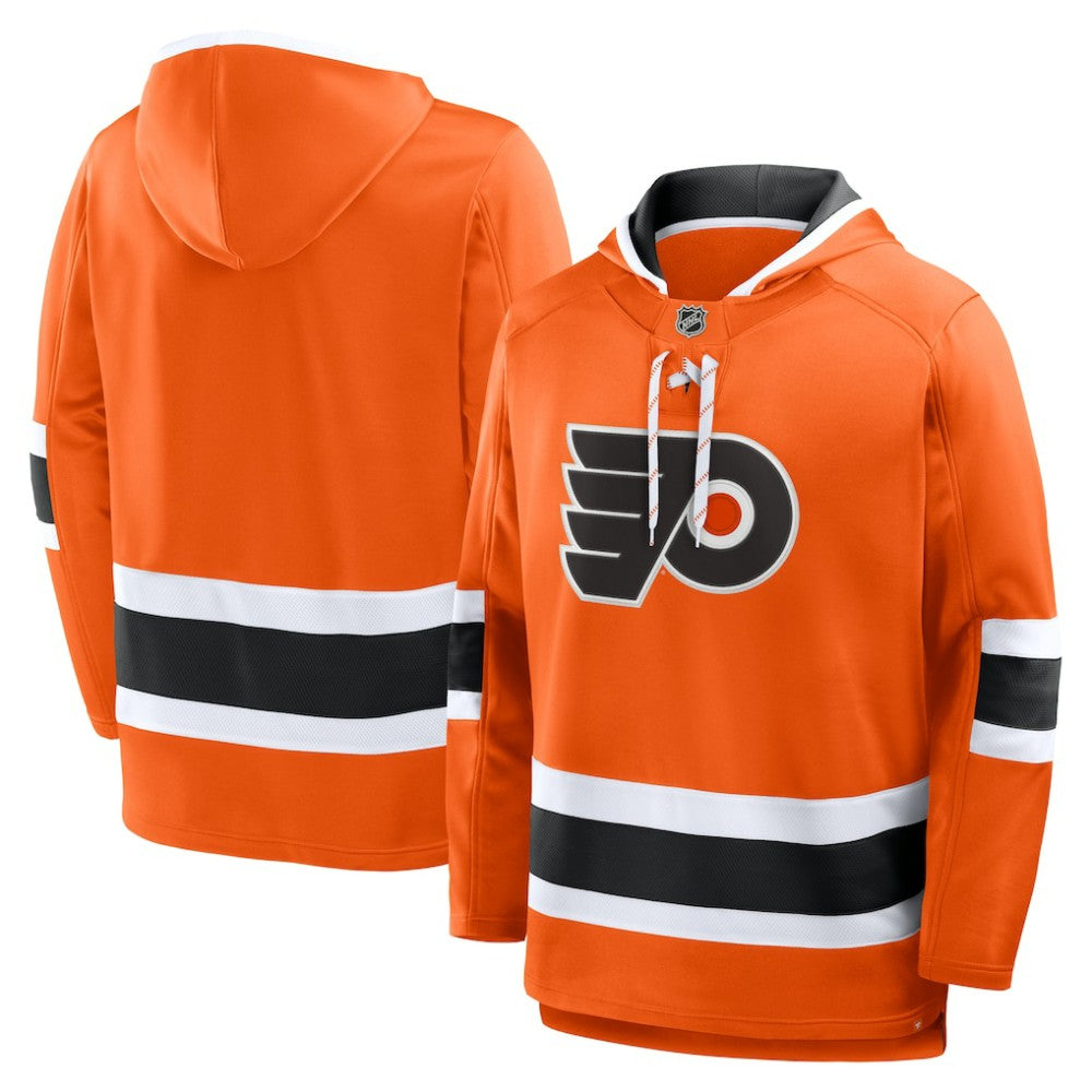 NHL Philadelphia Flyers Fanatics Prime Time Fleece Hoodie - Orange