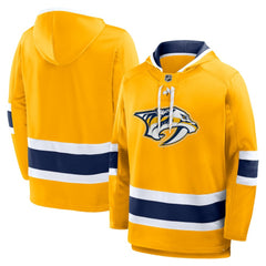 NHL Nashville Predators Fanatics Prime Time Fleece Hoodie - Gold