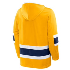 NHL Nashville Predators Fanatics Prime Time Fleece Hoodie - Gold