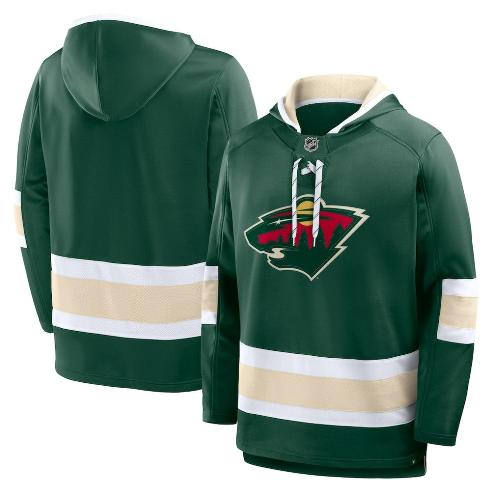NHL Minnesota Wild Fanatics Prime Time Fleece Hoodie - Green