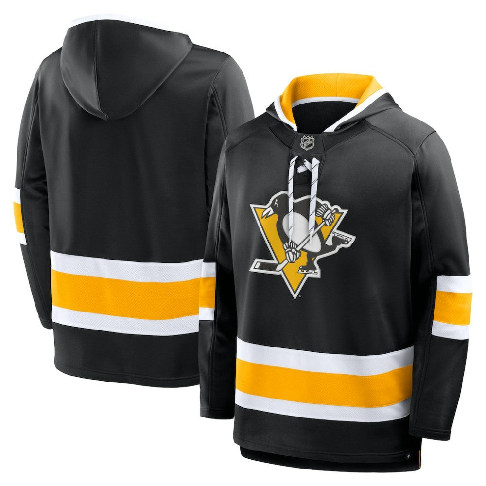 NHL Pittsburgh Penguins Fanatics Prime Time Fleece Hoodie - Black