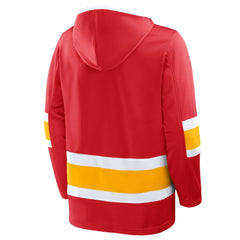 NHL Calgary Flames Fanatics Prime Time Fleece Hoodie - Red