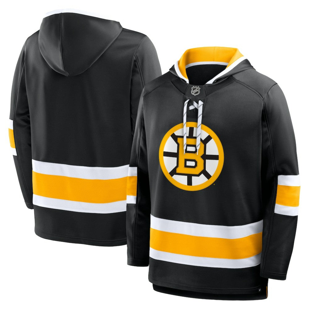 NHL Boston Bruins Fanatics Prime Time Fleece Hoodie - Black