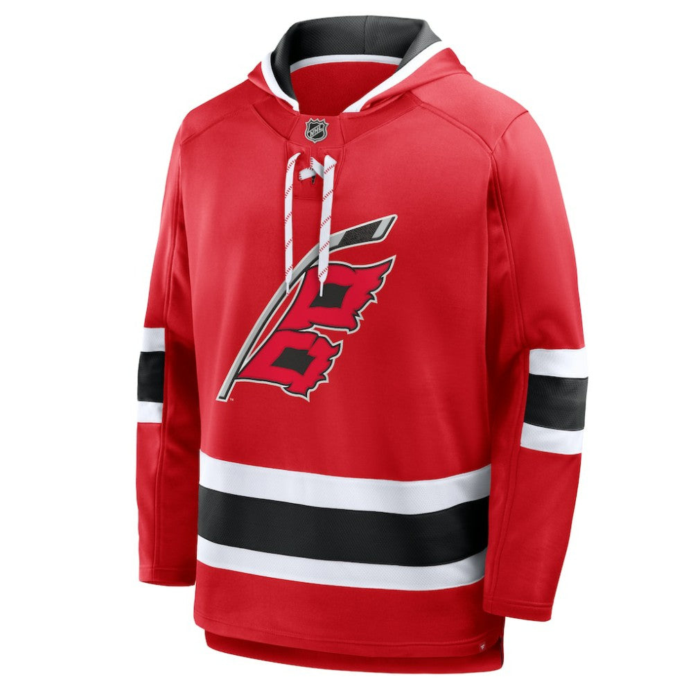 NHL Carolina Hurricanes Fanatics Prime Time Fleece Hoodie - Red