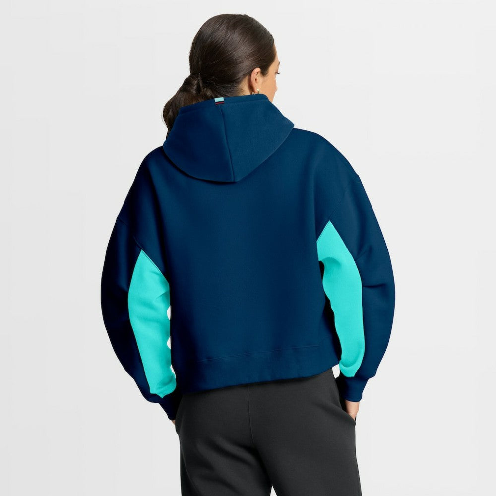 NHL Seattle Kraken Fanatics Women's Back Check Boxy Hoodie - Navy
