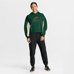 NHL Minnesota Wild Fanatics Women's Back Check Boxy Hoodie - Green