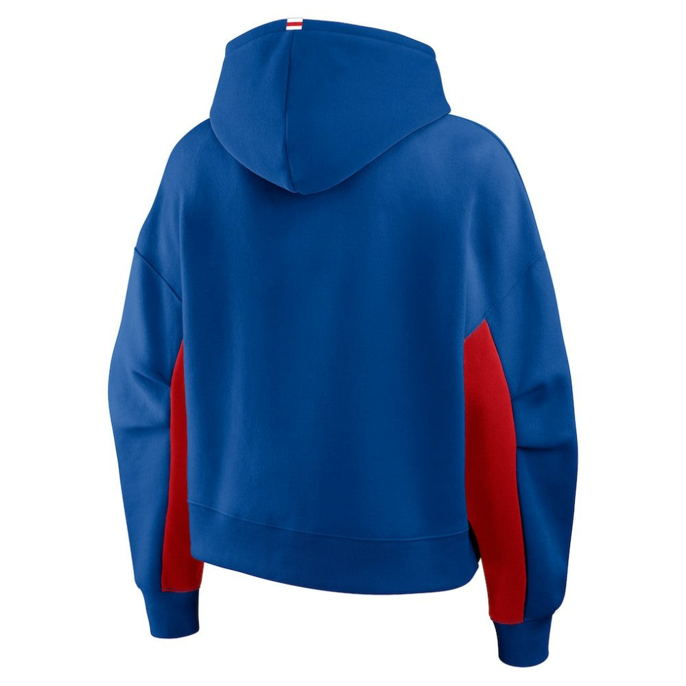 NHL New York Rangers Fanatics Women's Back Check Boxy Hoodie - Blue