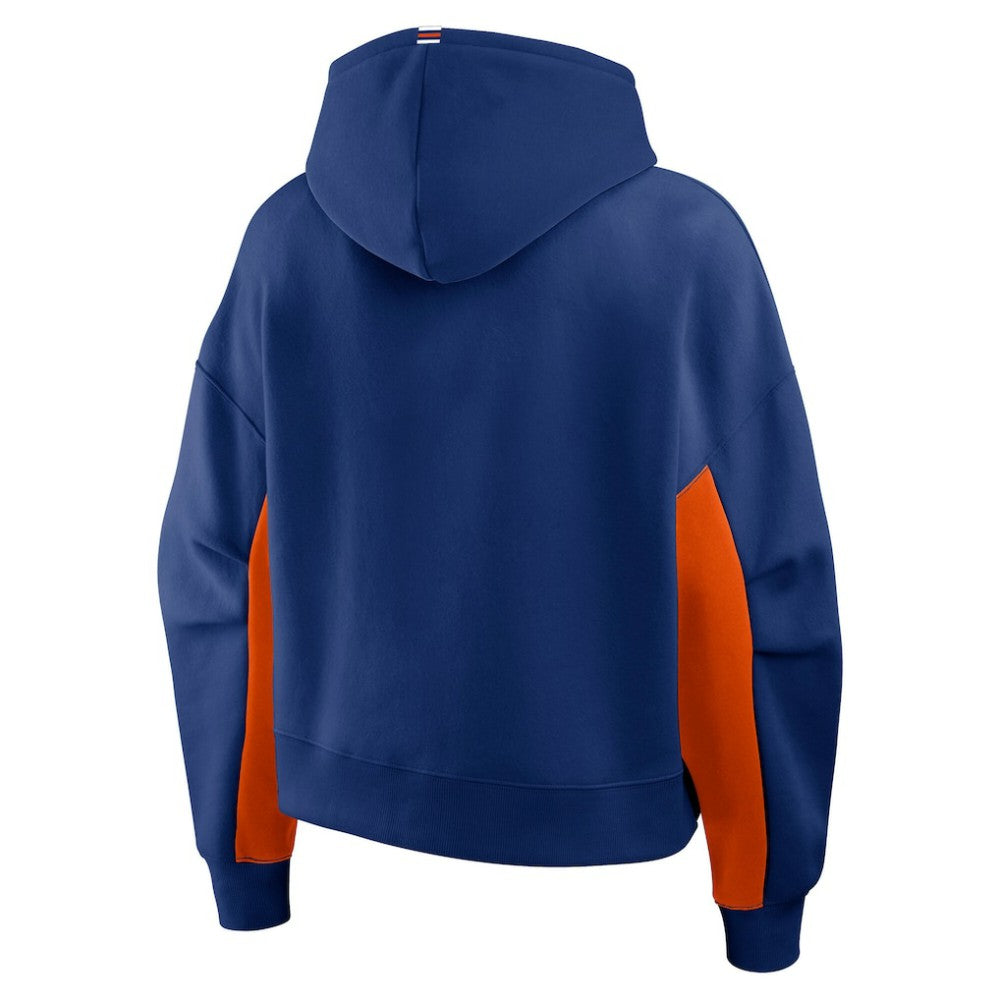 NHL Edmonton Oilers Fanatics Women's Back Check Boxy Hoodie - Royal