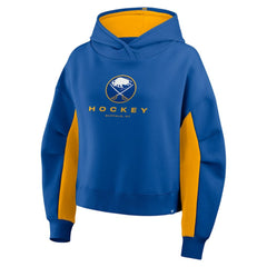 NHL Buffalo Sabres Fanatics Women's Back Check Boxy Hoodie - Royal