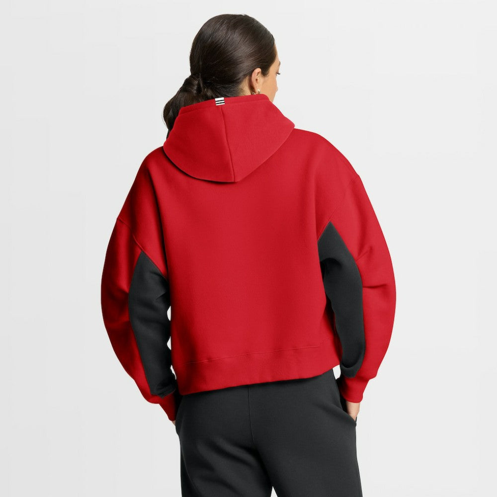 NHL Chicago Blackhawks Fanatics Women's Back Check Boxy Hoodie - Red