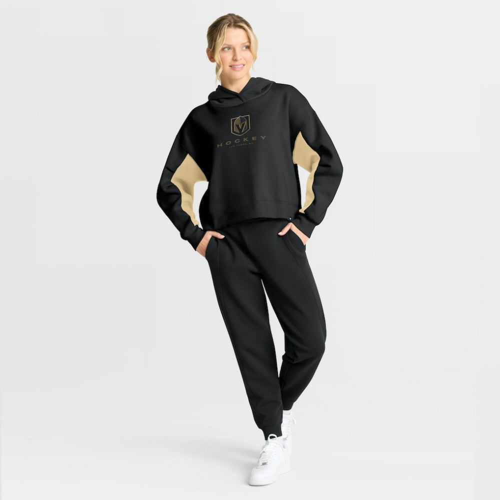 NHL Vegas Golden Knights Fanatics Women's Back Check Boxy Hoodie - Black