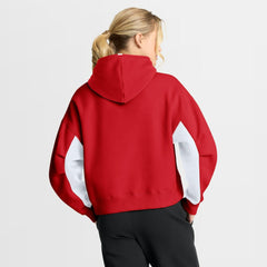 NHL Detroit Red Wings Fanatics Women's Back Check Boxy Hoodie - Red