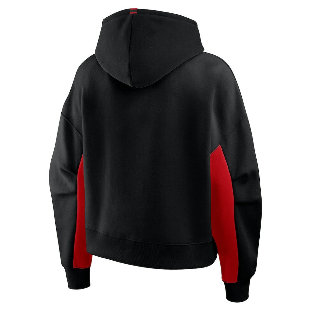 NHL Ottawa Senators Fanatics Women's Back Check Boxy Hoodie - Black