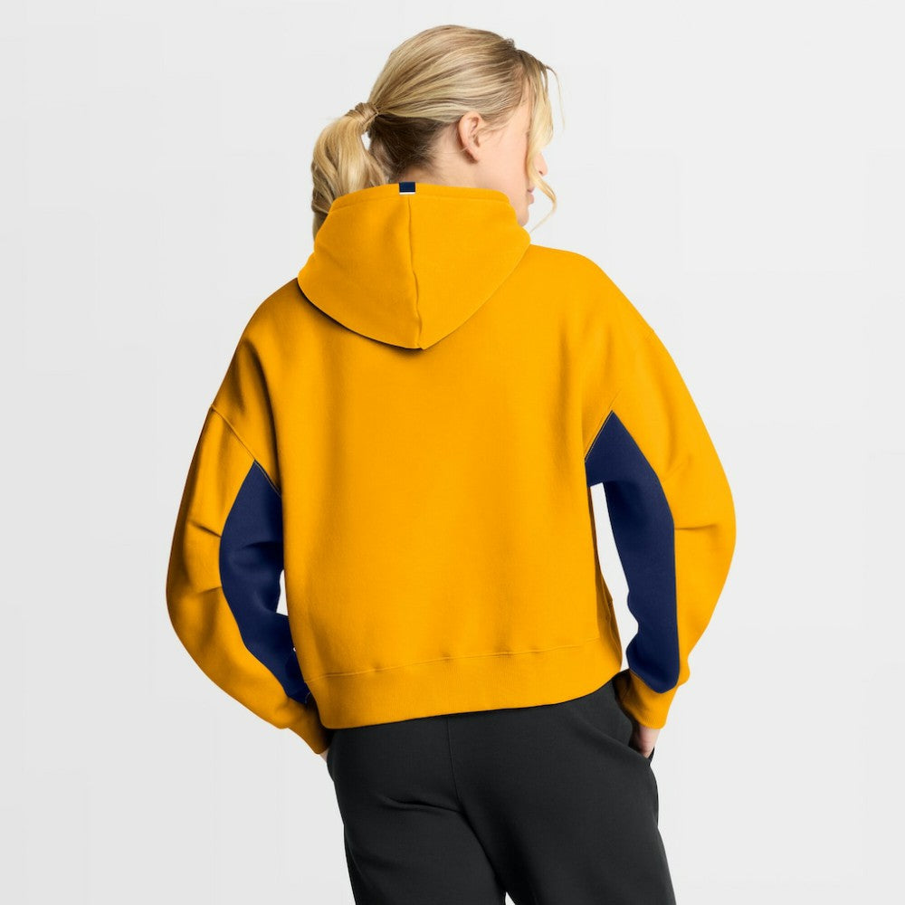 NHL Nashville Predators Fanatics Women's Back Check Boxy Hoodie - Gold