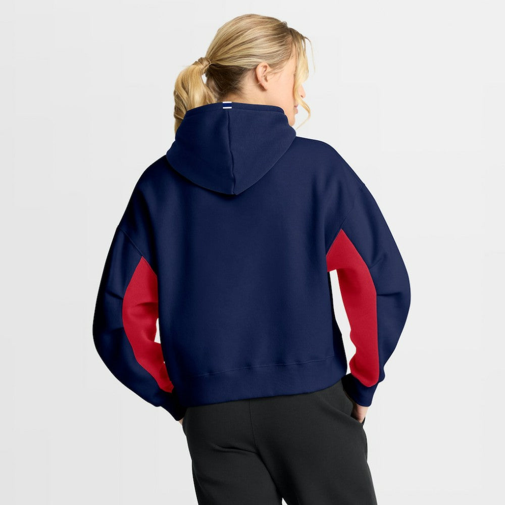 NHL Montreal Canadiens Fanatics Women's Back Check Boxy Hoodie - Navy