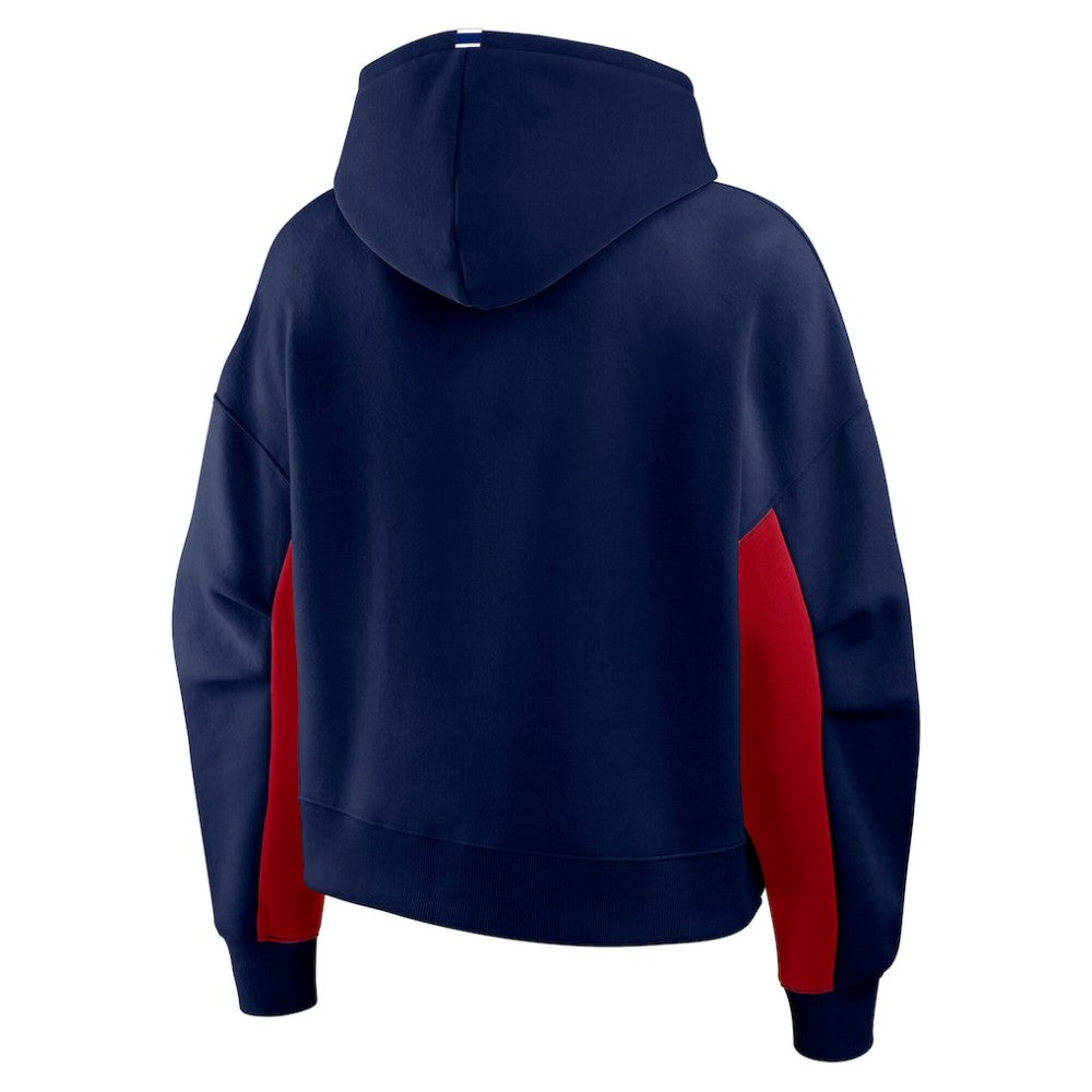 NHL Montreal Canadiens Fanatics Women's Back Check Boxy Hoodie - Navy
